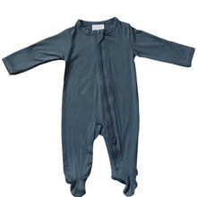 Load image into Gallery viewer, Charcoal Bamboo Zipper