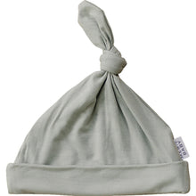 Load image into Gallery viewer, Sage Bamboo Newborn Knot Hat