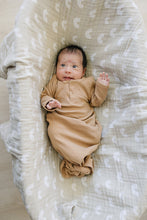 Load image into Gallery viewer, Cafe Organic Cotton Ribbed Knot Gown