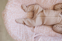 Load image into Gallery viewer, Pale Pink Organic Cotton Ribbed Zipper