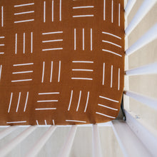 Load image into Gallery viewer, Mustard Mudcloth Crib Sheet