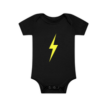 Load image into Gallery viewer, THE SPARK NEON YELLOW ONESIE - BLACK