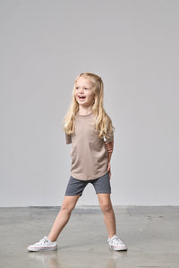 Oversized Bamboo Tee - Mushroom