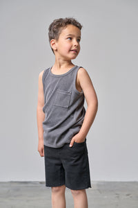 Boys Denim Short - Black Wash