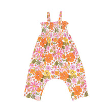 Load image into Gallery viewer, Tie Strap Smocked Romper - Boho Beachy Floral