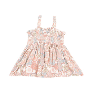 Smocked Top & Bloomer - Folk Paisley