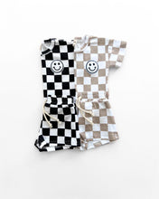 Load image into Gallery viewer, Checkered Shorts Set | Black