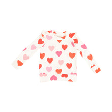 Load image into Gallery viewer, Ruffle Shoulder Top - Big Hearts