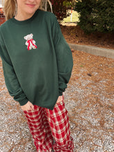 Load image into Gallery viewer, Teddy Bear Embroidered Sweatshirt