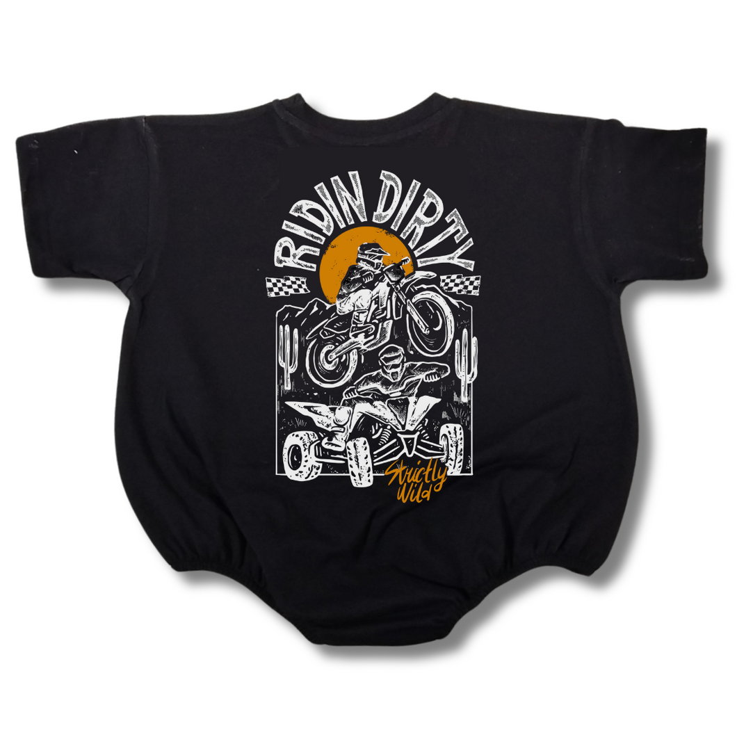 Ridin Dirty Romper / PREORDER -  SHIPPING OUT BETWEEN MAY 12-16