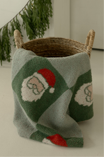 Load image into Gallery viewer, Plush Blanket | Santa Checkerboard