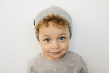 Load image into Gallery viewer, Light Grey Mebie Baby Beanie
