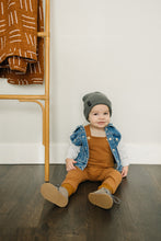 Load image into Gallery viewer, Mebie Baby Hooded Jean Jacket