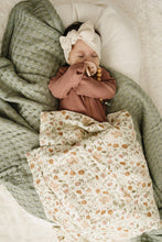 Load image into Gallery viewer, Meadow Floral Muslin Swaddle Blanket