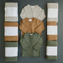 Load image into Gallery viewer, Mustard Bamboo Zipper