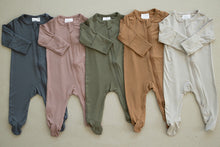 Load image into Gallery viewer, Mustard Bamboo Zipper