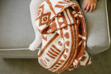 Load image into Gallery viewer, Rust Alpine Plush Blanket