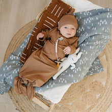 Load image into Gallery viewer, Mustard Bamboo Newborn Knot Hat