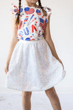 Load image into Gallery viewer, Disco Sequin Twirl Skirt