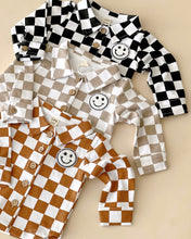 Load image into Gallery viewer, Cotton Shacket | Smiley Checkered Copper