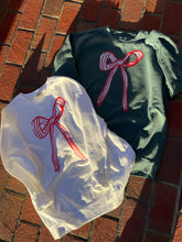 Load image into Gallery viewer, Christmas Bow Sweatshirt (or tshirt / long sleeve)