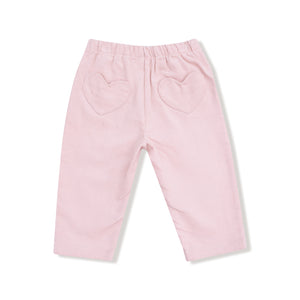 Cord Pant with Heart Pockets