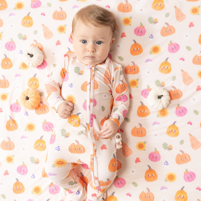2 Way Zipper Ruffle Back Footie *Pre- order - This item will not ship until after  9.2 and will ship separately from other items in your order.