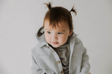 Load image into Gallery viewer, Kids Waffle Shacket | Heather Gray