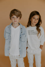 Load image into Gallery viewer, V-Neck Signature Tee | Pure White