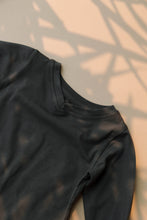 Load image into Gallery viewer, V-Neck Signature Long Sleeve | Charcoal