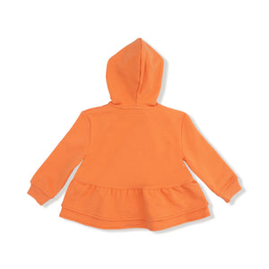 Zip Peplum Hoodie