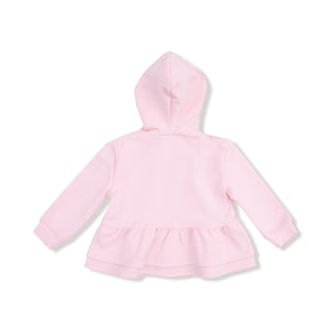 Zip Peplum Hoodie