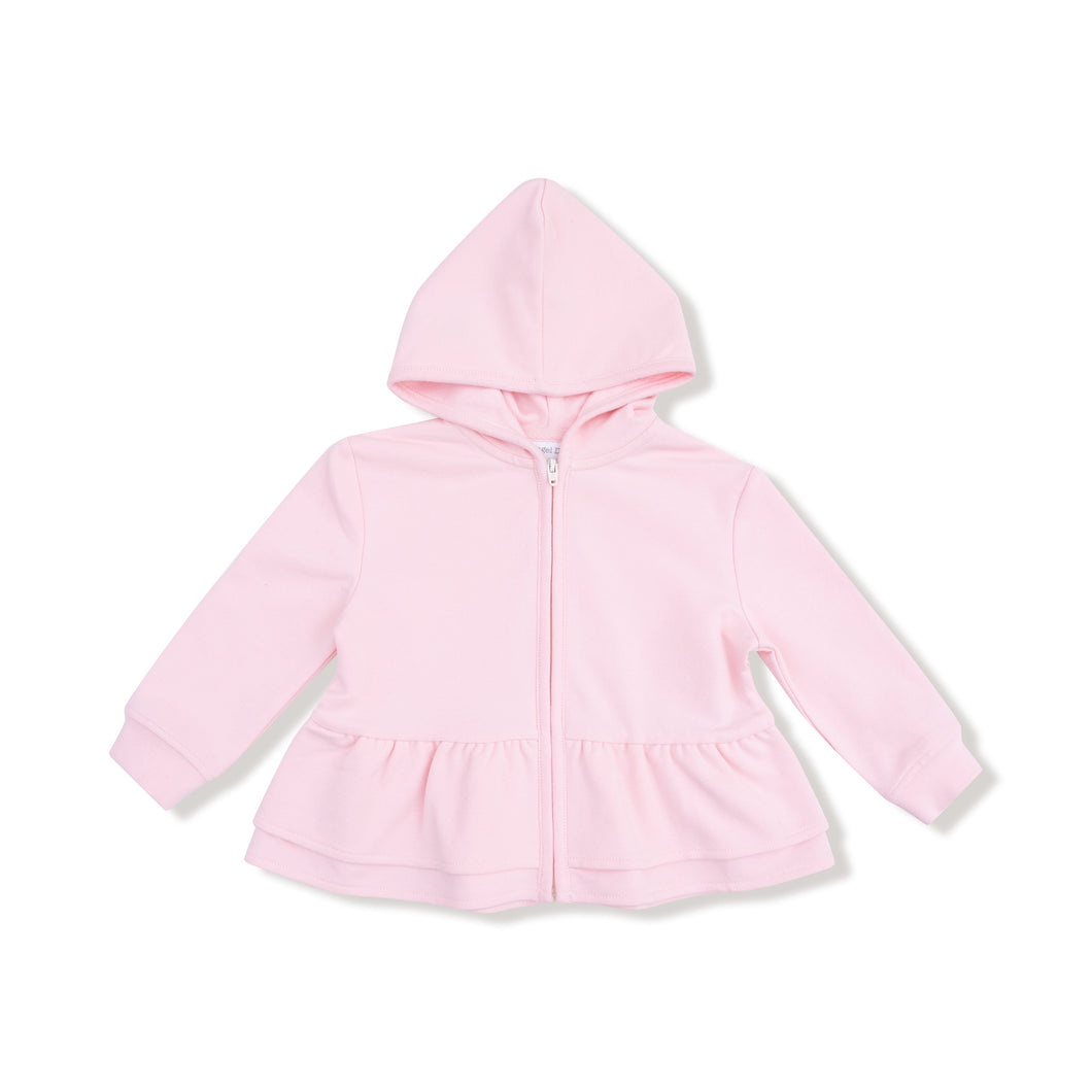 Zip Peplum Hoodie