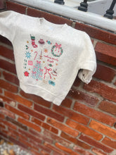 Load image into Gallery viewer, Kids Whimsical Collage Oatmeal Sweatshirt