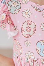 Load image into Gallery viewer, Easter Egg Hunt Flutter Sleeve Twirl Dress