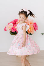 Load image into Gallery viewer, Easter Egg Hunt Flutter Sleeve Twirl Dress