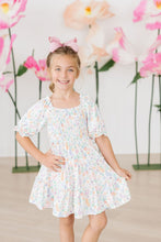Load image into Gallery viewer, Hoppy Easter Smocked Ruffle Dress
