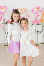 Load image into Gallery viewer, Hoppy Easter Smocked Ruffle Dress