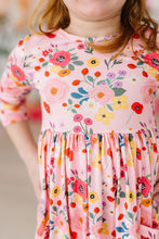 Load image into Gallery viewer, Bouquet Beauty 3/4 Sleeve Pocket Twirl Dress