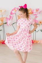 Load image into Gallery viewer, Bow Beauty S/S Pocket Twirl Dress