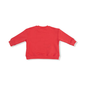 Drop Sleeve Sweatshirt with Rib Cuffs + Pocket