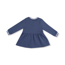 Load image into Gallery viewer, Pink Bow French Terry Dress