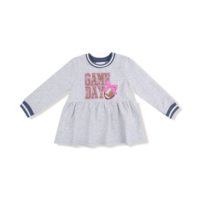 French Terry Dress with Game Day Patch