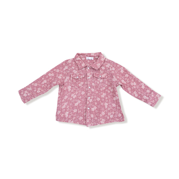 Long Sleeve Western Pearl Snap Shirt
