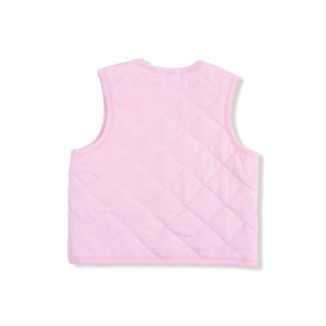 Quilted Vest with Heart Pocket