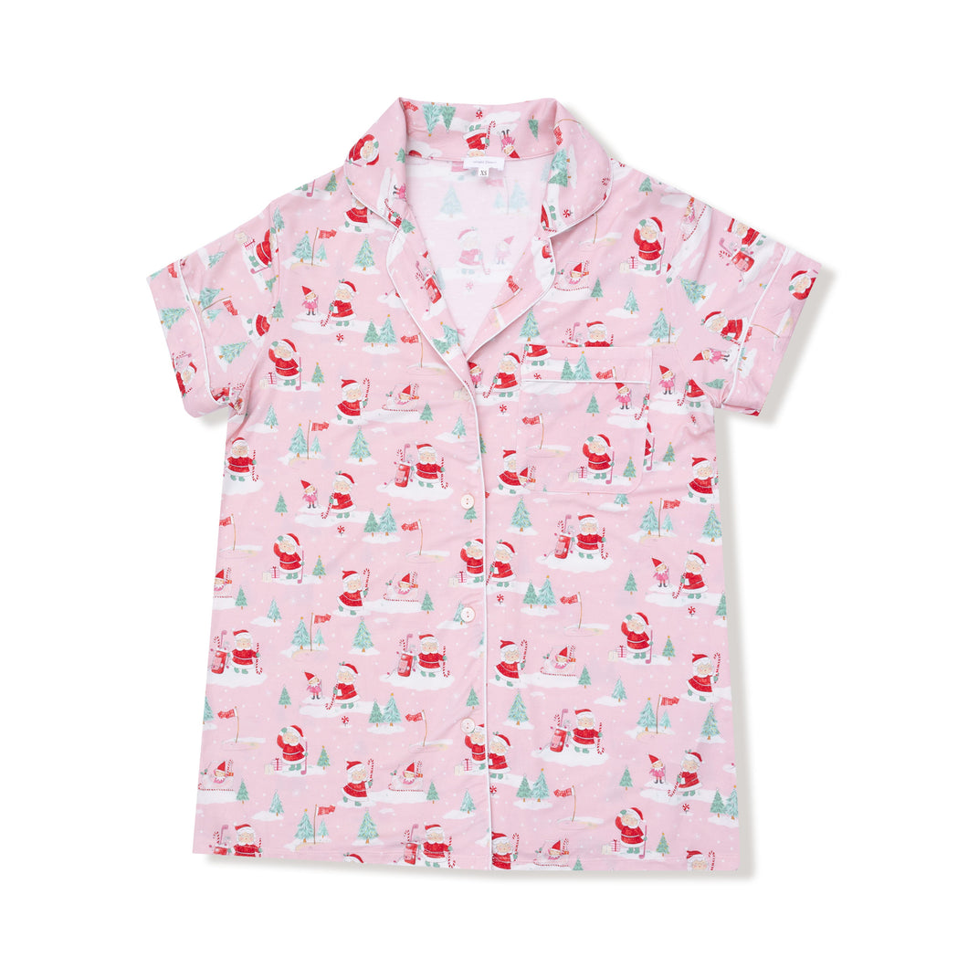 Adult Short Sleeve Coat Style with Pants