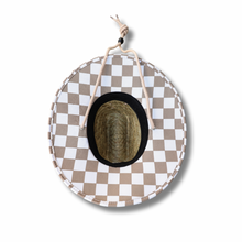 Load image into Gallery viewer, Wave Watcher Straw Hat (stoked tan)