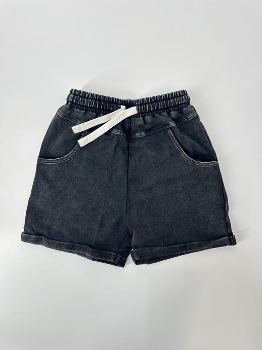 [PRE-ORDER] VINTAGE WASH SHORTS - BLACK