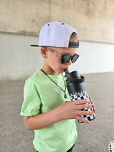 Load image into Gallery viewer, Checker Flame 16 Oz Water Bottle