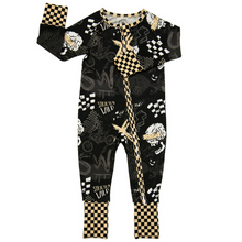 Load image into Gallery viewer, SW Bones Zip Up Pajamas